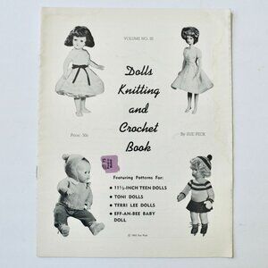 1963 Sue Peck Dolls Knitting and Crochet Book Vintage Volume 3